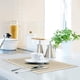 thumbnail image 2 of XmhyTop Juego de 6 Manteletes Individuales para Mesa, Hechos de PVC Resistente, Antideslizantes y Termorresistentes, Ideal para Hogares, Restaurantes y Cocinas, Estilo Q, 45*30cm, Gris, 2 of 5
