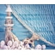 thumbnail image 4 of Decoración de pared estilo mediterráneo de 78 pulgadas con temática de playa, red de pesca blanca cremosa, para fiestas, hogar, sala de estar, dormitorio, 4 of 8