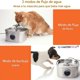 thumbnail image 4 of Bebedero Para Mascota Perro Gato Dispensador Agua Electrico Con Capacidad De 2,6l Luz Led Color Gris, 4 of 4