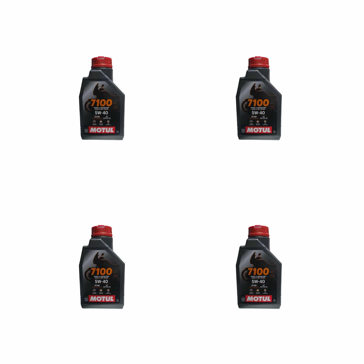Pack 4l Aceite Moto Y Cuatriciclos Motul 5w 40 Full Sintetico 4t