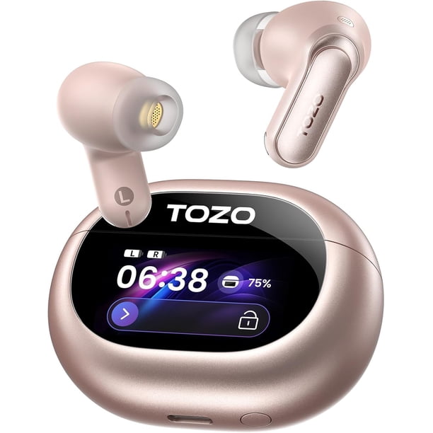 Auriculares TOZO NC20 Pro Inalámbricos con Cancelación Activa de Ruido y Pantalla LCD Inteligente