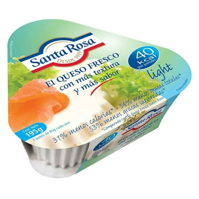 Queso Fresco Light Mini Pote 195 G Santa Rosa