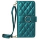 thumbnail image 2 of Funda tipo billetera FOXDOCK para iPhone 8 – Tapa abatible con correa para mujer, 2 of 5