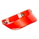thumbnail image 3 of Escudo para Motocicleta con 3 Botones, Resistente a Rayaduras para Cascos 3/4, Rojo, 3 of 3