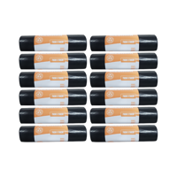 Genérico - Pack 12 Rollos Bolsas De Basura Mediana 70X90Cm