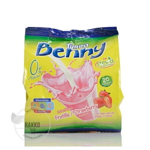 Rakko Natural - Turbo Benny Zero Frutilla 200G