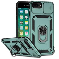 Estuche Gangxun Para Iphone 6 Plus, Soporte Giratorio 360°, Estilo Mecánico Y Magnético