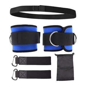 Magideal - Correa De Tobillo Para Máquina De Cable, Correas De Piernas De Entrenamiento, Entrenamiento De Piernas, Extensión De Piernas, Tobillo Acolchado Cómodo Juego De 6 Uds.