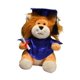 thumbnail image 4 of Graduation Lion Doll Crafting Animal De Peluche Para Amigos Party De La Fiesta Favores Azules, 4 of 5