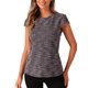 thumbnail image 1 of INSPIRE CHIC Blusa Casual de Verano con Manga Corta y Patrón Jaspeado para Mujer XL Rosa Negro, 1 of 6