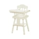 thumbnail image 5 of Silla Alta Para Muñeca Pequeña, Modelo De Juego, Trona En Miniatura Para Comedor, Color Blanco, 5 of 5