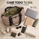 thumbnail image 3 of Bolso Tote Puffer Mujer Grande 25l Acolchado Nylon Viaje Gym Cafe, 3 of 3