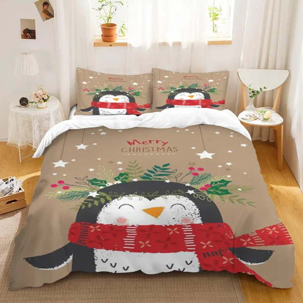 Duvet Cover New Design Christmas Bedding Set Adult Boy Girl Bedroom Decoration Children Holiday Gift Double Large Bed Sheets