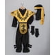 thumbnail image 2 of Disfraz Deluxe de Ninja Negro Talla M 8-10 para Niños, 2 of 3