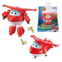 Transformable Toys Super Wings Jett Airplane 2 En Modo 1