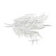 thumbnail image 2 of 100 Piezas 3D Pluma Hoja Metal Encantos Colgantes Joyería DIY Fabricación Plata Blanco, 2 of 5