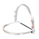 thumbnail image 4 of Adaptador para casco duro Adaptador para casco duro de ala completa Adaptador para protector facial Soporte para cubierta facial Soporte de montaje de pantalla de protector facial de Plata, 4 of 5