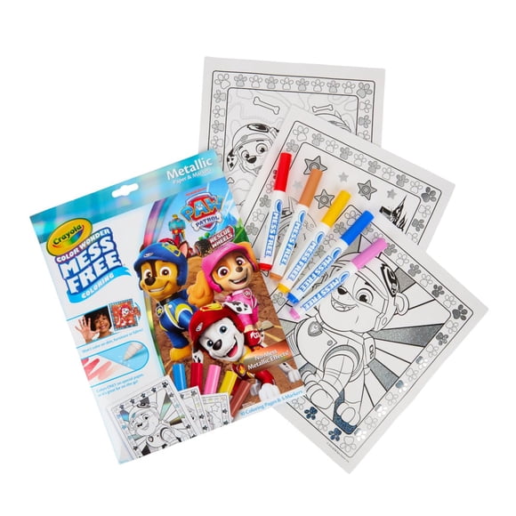 Set de Colorear Crayola PAW Patrol Color Wonder Sin Manchas