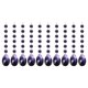 thumbnail image 1 of Uxcell Colgantes de Cristal en Forma de Gota de Lágrima para Candelabros, Paquete de 10, Longitud de 165mm, Prismas de Candelabro de 38mm, Violeta, 1 of 7