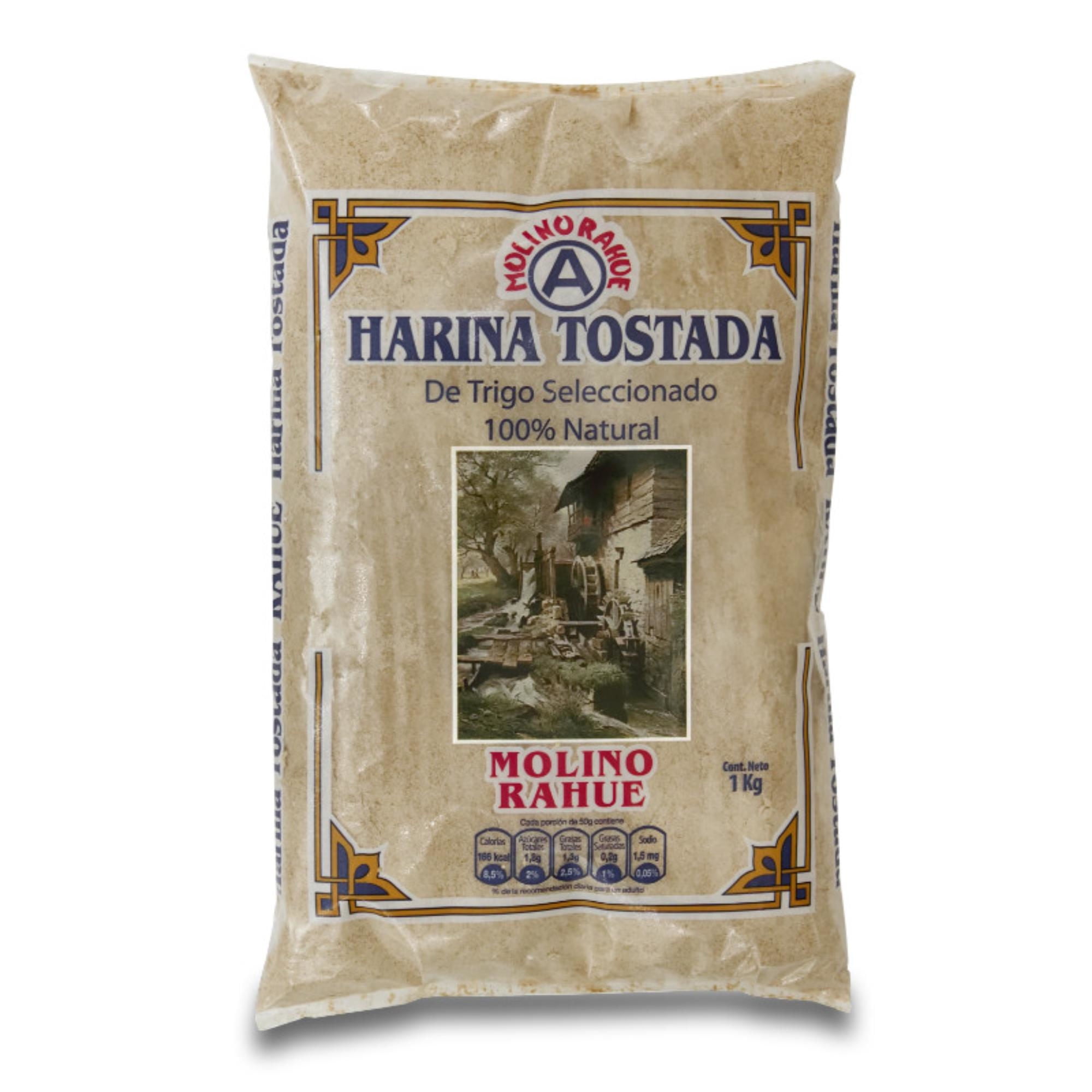 Harina Tostada Saco 1 kg Molino Rahue
