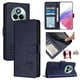 thumbnail image 1 of Funda tipo cartera FOXDOCK para Realme P3 Pro 5G con soporte, ranuras, RFID, diseño de gato, 1 of 5