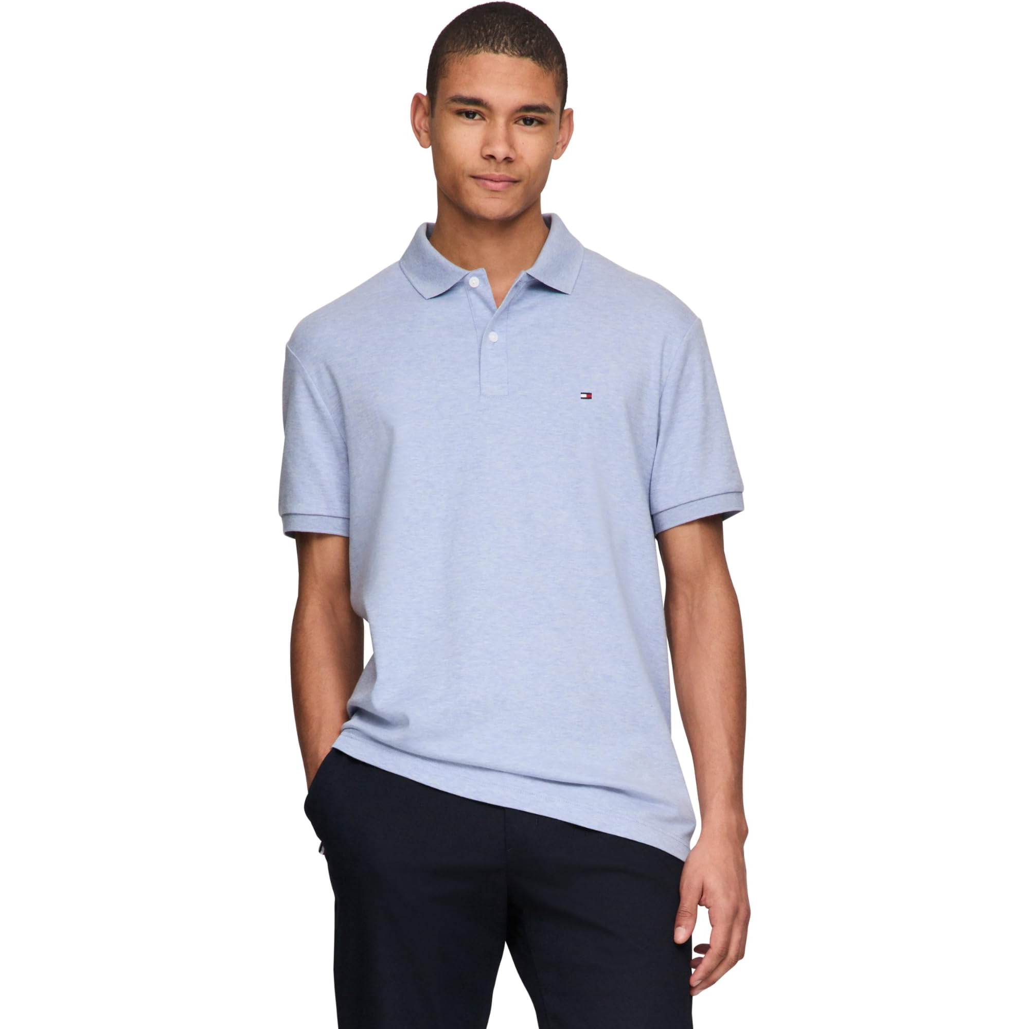 Polo Tommy Hilfiger De Algodón Líquido Regular Para Hombre