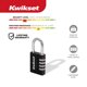 thumbnail image 2 of Candado Kwikset de 4 dígitos reprogramable, paquete de 1, negro, 2 of 6