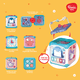 thumbnail image 3 of Cubo de Actividades Infantil con Luz, Sonido y Música, 3 of 3