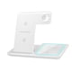 thumbnail image 3 of Soporte De Base De Cargador Rápido Inalámbrico 3 En 1 Para Auriculares De Teléfono Inteligente Iwatch Blanco, 3 of 5