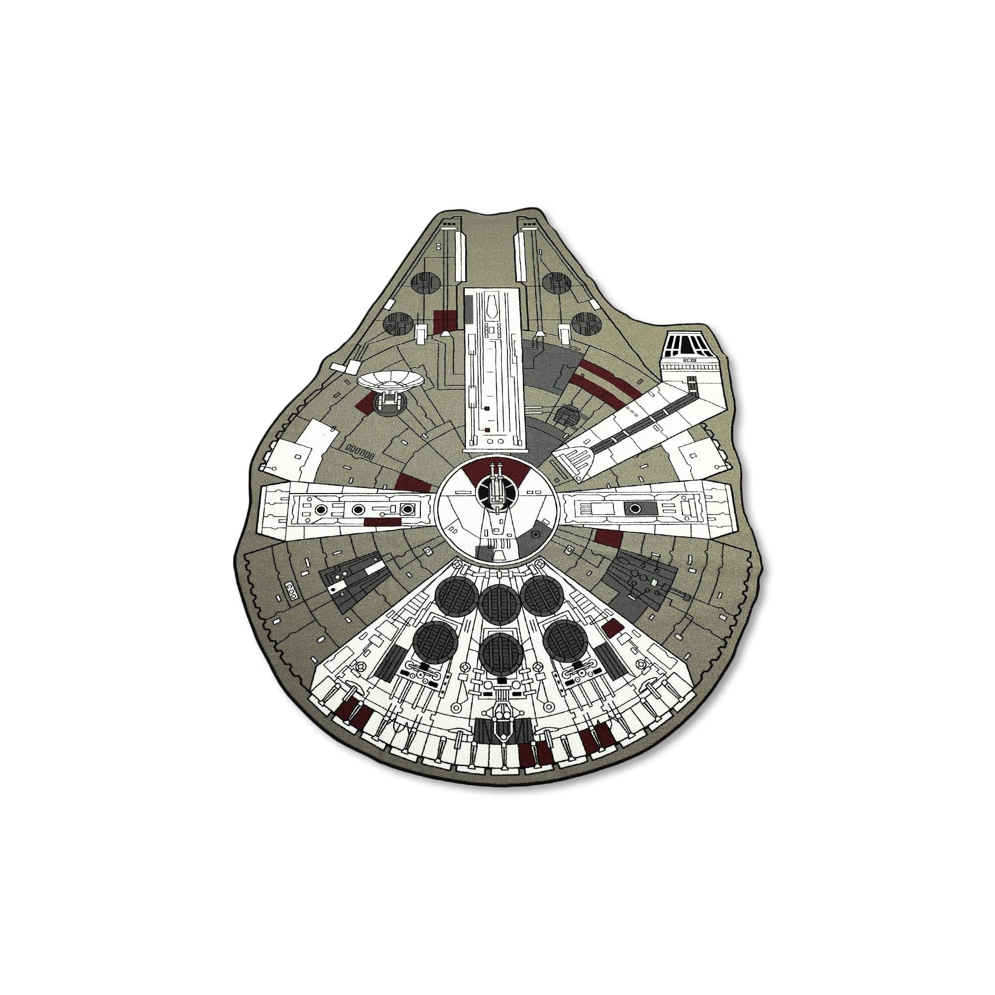 Alfombra Star Wars Han Sol's Millennium Falcon 100% Poliéster