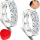 thumbnail image 1 of Aros Plata 925 Pendientes Mujer Regalo Joyas Argolla Dama, 1 of 3