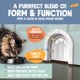 thumbnail image 3 of Puerta para gatos Purrfect Portal Meow Manor para gatos de hasta 9 kg, 3 of 6