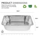 thumbnail image 2 of Sartenes de papel de aluminio Stock Your Home, 9 x 13 cm (paquete de 30), 2 of 7
