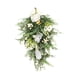 thumbnail image 2 of Swag Floral De Jacinto De Rosa Blanca Artificial Hecho A Mano Para Decoración De Ventanas De Boda, 2 of 5