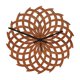 thumbnail image 1 of Reloj Para Colgar En La Pared, Reloj De Pared 3D De Madera Para Sala De Estar, Escuela, Hotel, Bar, Flor, 1 of 5