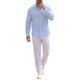 thumbnail image 2 of Camisa de Manga Larga a Cuadros para Hombre INSPIRE CHIC, Casual de Negocios, Camisas a Cuadros con Botones M Azul, 2 of 5