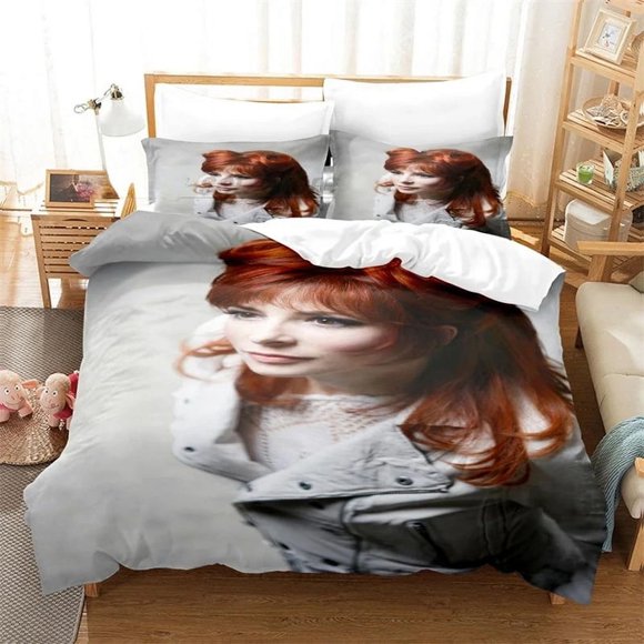 Mylene Farmer All Season Duvet Cover Bedding Comforter sets Soft Quilt Cover and Pillowcases