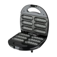 Importclick - Máquina Corn Dog Maker Asador Salchichas Antiadherente 6 Divisiones