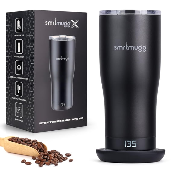 Taza de café calentada SmartMugg X 560 ml con batería de 8 horas de duración