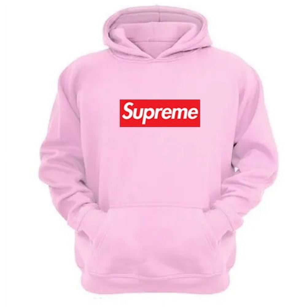 Genérico - Polerón Canguro Supreme Rosa Talla L Unisex