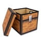 thumbnail image 2 of Juego de cubos de almacenamiento Toynk de tela Minecraft de 33 cm con tapa, 4 unidades, 2 of 5