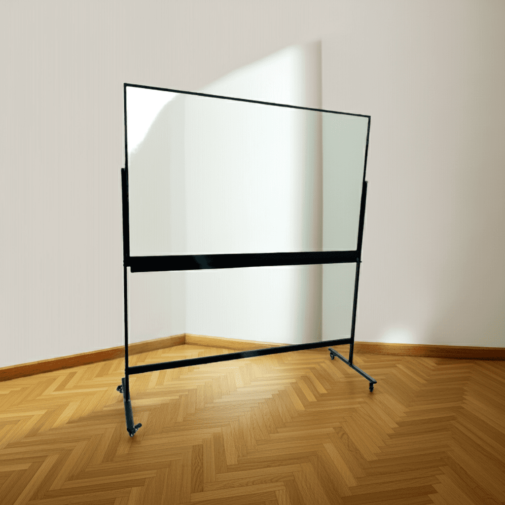 Igpro - Pizarra Clasic Móvil Vidrio Transparente De 90x120cm