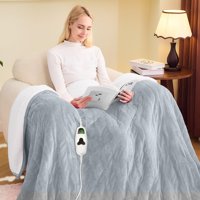 Manta Eléctrica Térmica Greenoak Tamaño Twin 157 X 213 Cm, 10 Niveles De Calor