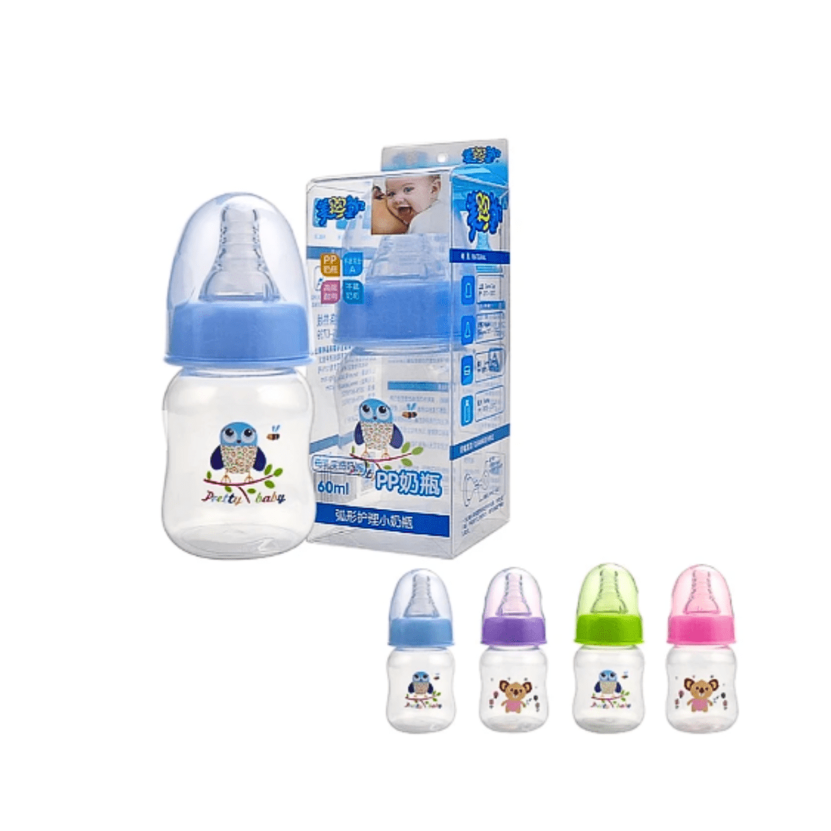 Genérico - Mamadera Para Bebes Pp 60ml Color Azul