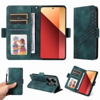 Carcasa Foxdock Xiaomi Redmi Note 13 4G De Cuero Pu, Diseño Acolchado Clásico, Protección Contra Caídas Y Rayones