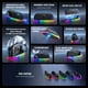 thumbnail image 5 of Pack de 2 ratones recargables Switch2 para mano izquierda y derecha con base magnética y luz ambiental para mandos Joy-Con de Nintendo Switch 2, 5 of 12
