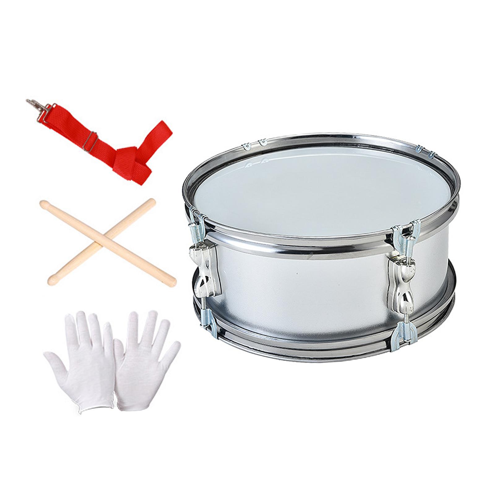 Magideal - Instrumentos Musicales De Tambor De 11 Pulgadas, Juguete Educativo Profesional, Tambores Musicales, Instrumento De Percusión Para Principiantes, Niños Gris