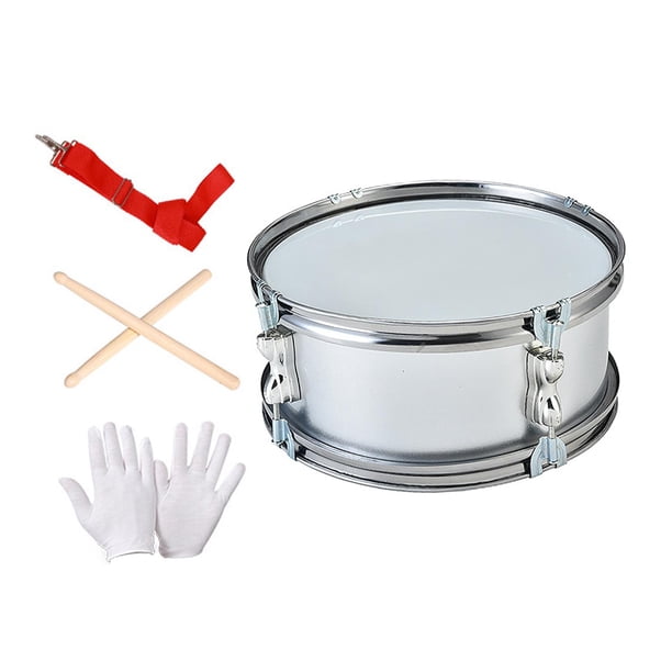 Instrumentos Musicales de Tambor de 11 Pulgadas, Juguete Educativo Profesional, Tambores Musicales, Instrumento de Percusión para Principiantes, Niños gris
