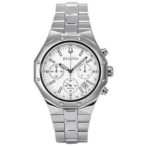 Reloj Bulova Classic Precisionist Chronograph Stainless Steel Silver Dial Quartz 96B408 100M Men'S Watch