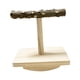 thumbnail image 2 of Juguete De Percha Para Pájaros, Soporte De Percha De Madera Maciza Para Entrenamiento De Pájaros, Para Agapornis, Cacatúas, 2 of 5